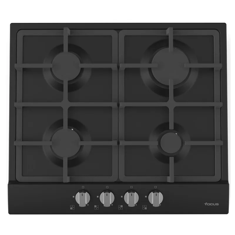 Plaque de cuisson FOCUS 4 Feux Noir- F.408B