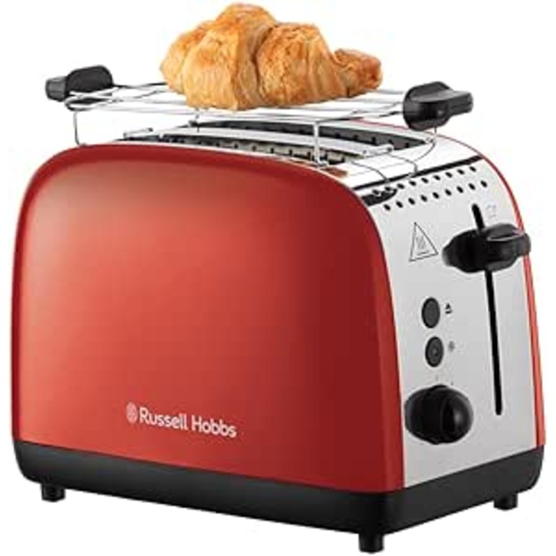 Grille-pain Russell Hobbs Inox/Rouge