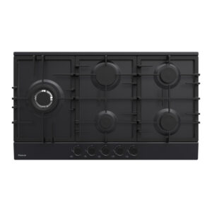 Plaque de cuisson FOCUS 5 feux 86 cm Fonte Noir F.4789B