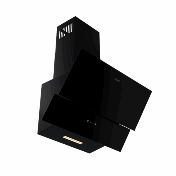 Hotte design INFINITY 90 cm Verre Noir AGW4016-90B