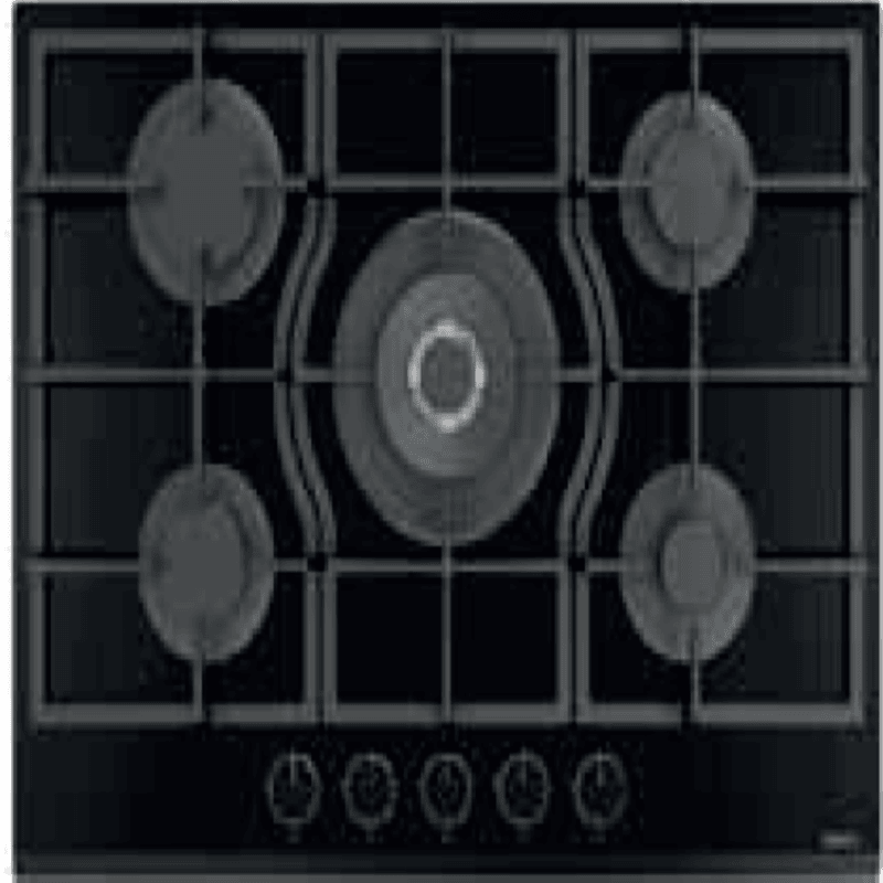plaque de cuisson INFINITY 5 Feux 75cm Verre Noir H7011P07B
