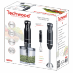 Mixeur Plongeant Techwood 3 en 1 600W