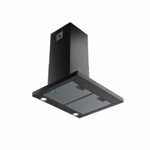 Hotte Décorative INFINITY 60Cm Verre Noir AGT2023-60B