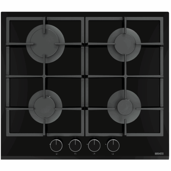 Plaque de cuisson INFINITY 4 Feux Vitro Noir H6002P07B