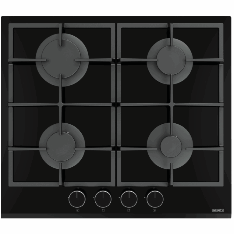 Plaque de cuisson INFINITY 4 Feux Vitro Noir H6002P07B