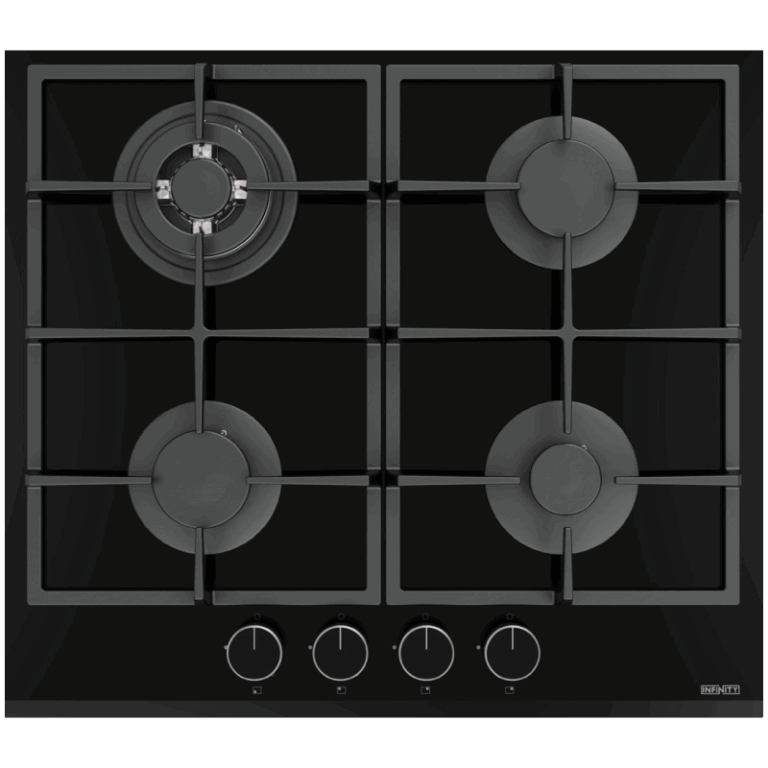 Plaque de cuisson INFINITY 4 Feux Vitro Noir H6021P07IS