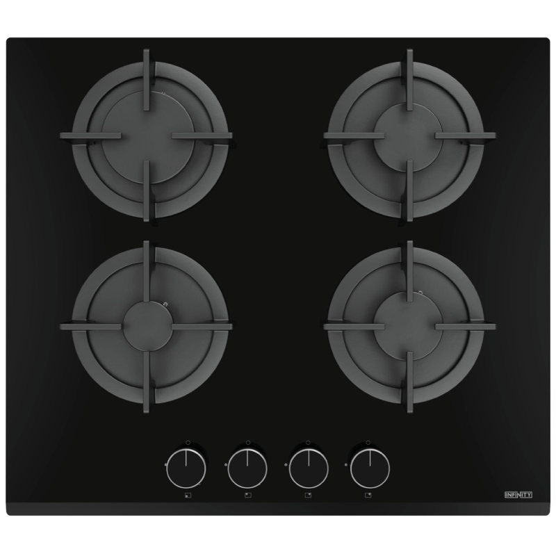 Plaque de cuisson INFINITY 4 Feux Vitro Noir H6042P30B
