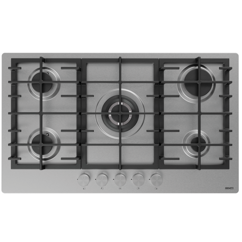 Plaque de cuisson INFINITY 5 Feux 90Cm Inox H9351P10IS