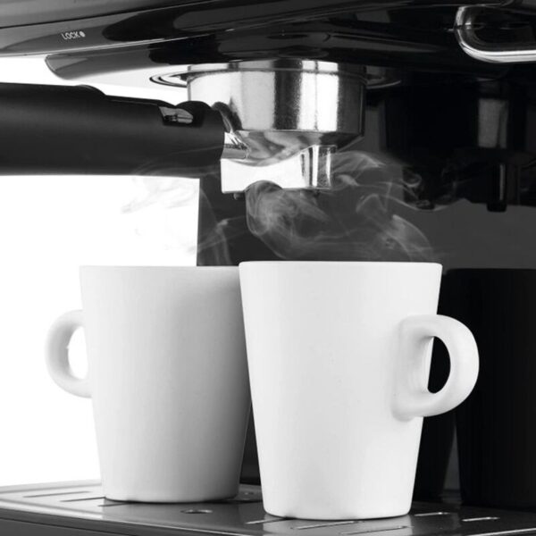 Machine à Café Expresso Florence 1200W 15 bars Noir AG-6861