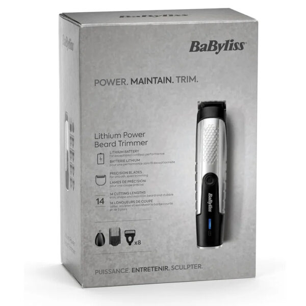 Tondeuse à barbe BABYLISS Gris T812E