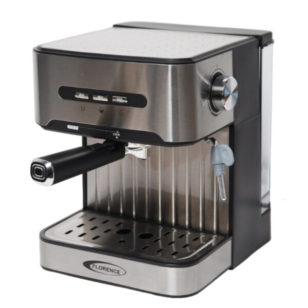 Machine à café Expresso FLORENCE 1200W 15 Bars Inox AG-6826
