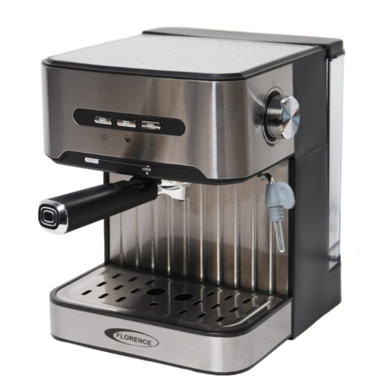 Machine à café Expresso FLORENCE 1200W 15 Bars Inox AG-6826