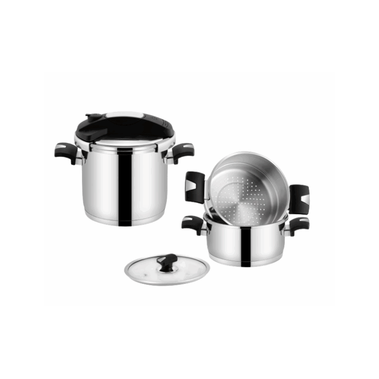 Batterie de cuisine TEM COSMOS 6 en 1 en Inox 18/10 W40105B