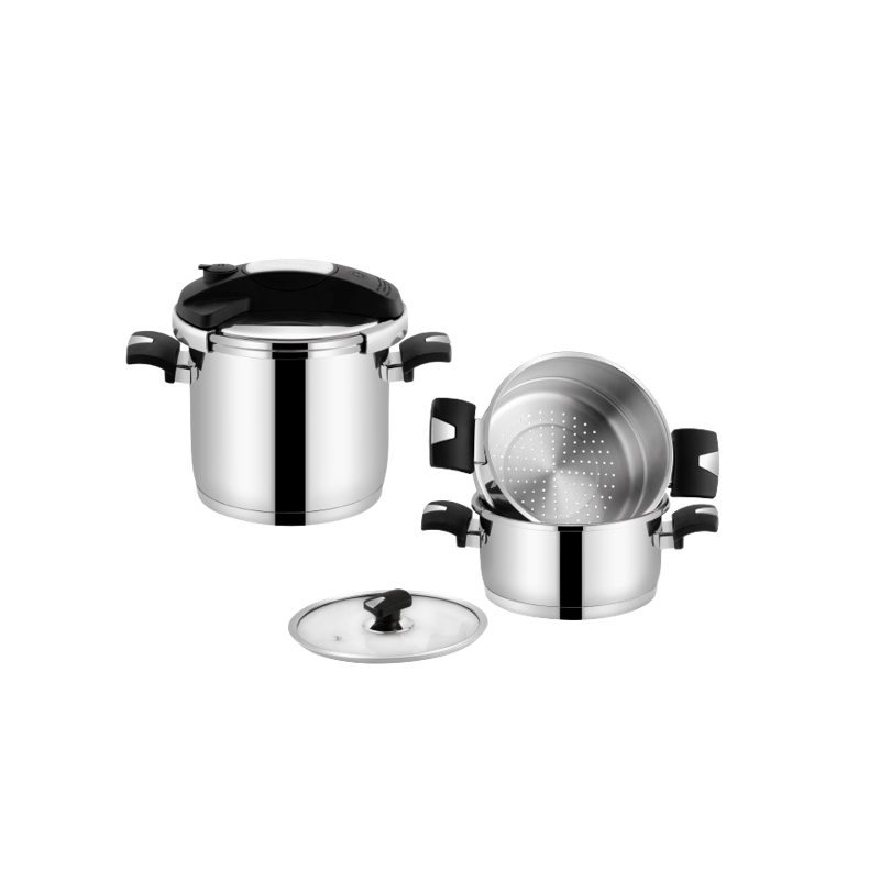 Batterie de cuisine TEM COSMOS 6 en 1 en Inox 18/10 W40105B