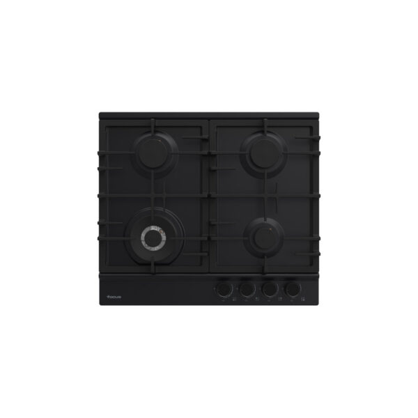 Plaque de cuisson FOCUS 4 Feux Fonte 60 cm Noir F.8004BS