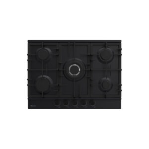 Plaque de cuisson FOCUS 5 Feux Fonte 70 cm Noir F.8011BS