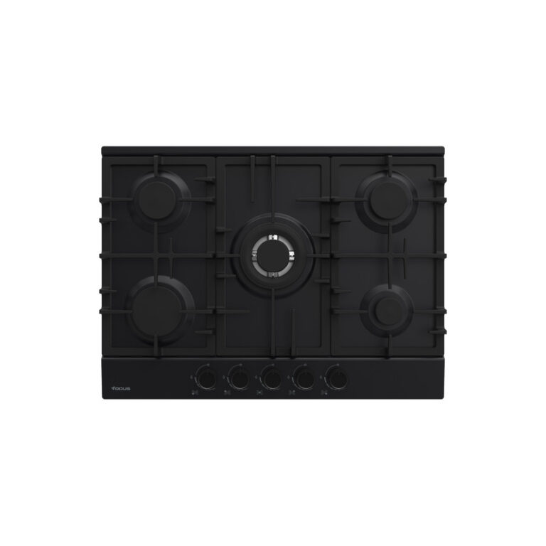 Plaque de cuisson FOCUS 5 Feux Fonte Noir 70 cm F.478B