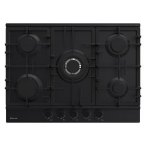 Plaque de cuisson FOCUS 5 Feux Fonte Noir 70 cm F.478B