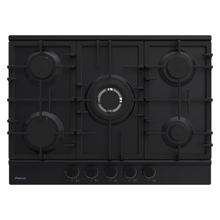 Plaque de cuisson FOCUS 5 Feux Fonte Noir 70 cm F.478B
