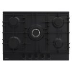 Plaque de cuisson FOCUS 5 Feux Fonte 70 cm Noir F.8011BS