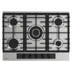 Plaque de cuisson Focus 5 Feux Fonte Inox 70 cm F.8003XS