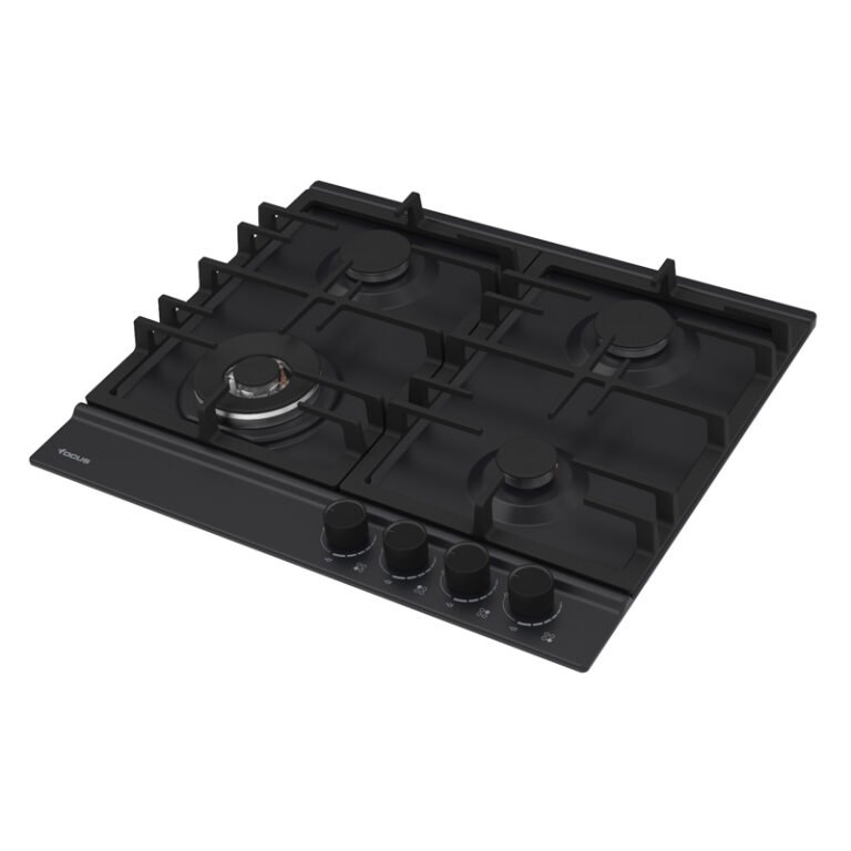 Plaque de cuisson FOCUS 4 Feux Fonte Noir 60 cm F.8004BS