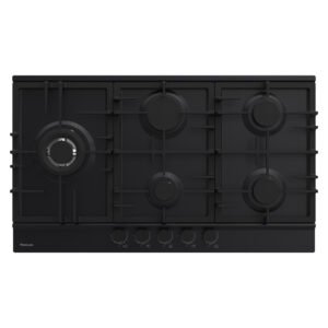 Plaque de cuisson FOCUS 5 Feux Fonte 86 Cm Noir F.8017BS