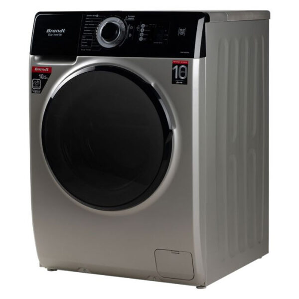 Machine à laver BRANDT 10,5 Kg Silver BAM104QVASBL