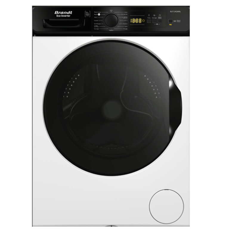 Machine à laver BRANDT 12 Kg Blanc BLF124QWBL