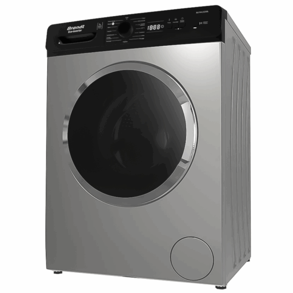 Machine à laver BRANDT 9Kg Inverter Silver BLF942S