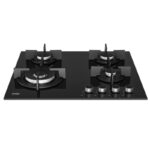 Plaque de Cuisson BEKO 60 cm Vitro Noir 4 Feux HCLW64222S