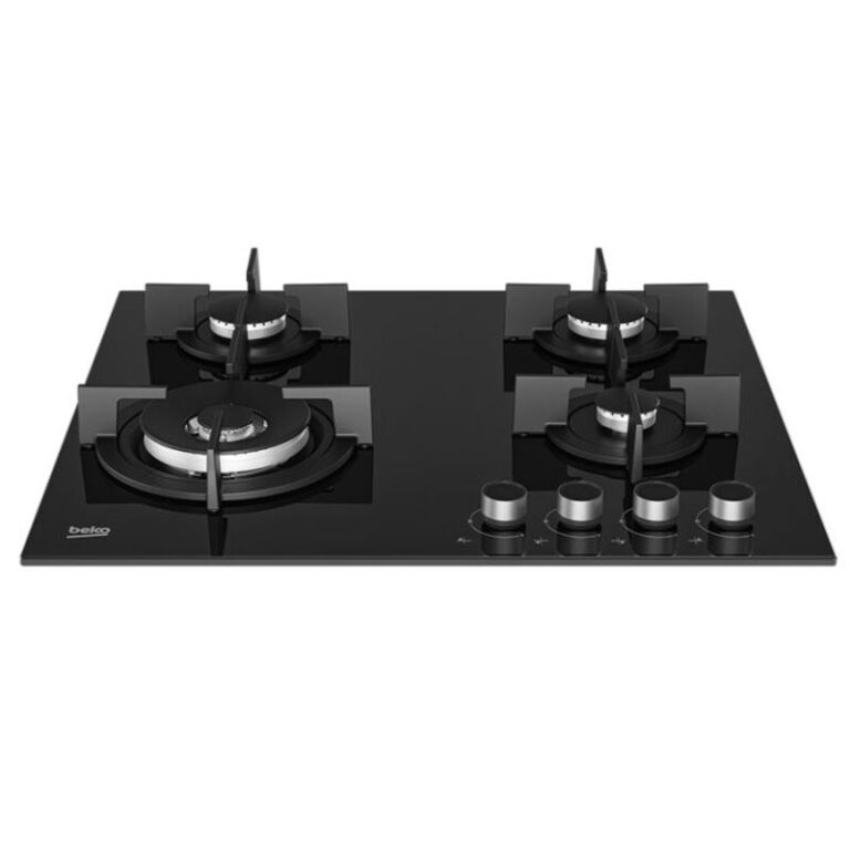 Plaque de Cuisson BEKO 60 cm Vitro Noir 4 Feux HCLW64222S