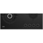 Plaque de Cuisson BEKO 60 cm Vitro Noir 4 Feux HCLW64222S