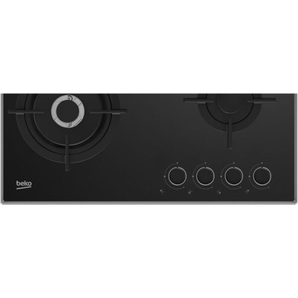 Plaque de Cuisson BEKO 60 cm Vitro Noir 4 Feux HCLW64222S