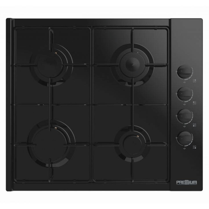 Plaque de cuisson PREMIUM 4 Feux Fonte Noir APE641.BS01