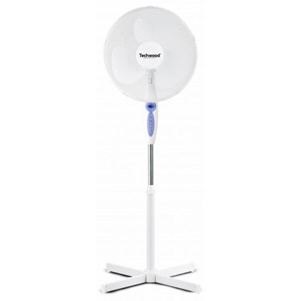 Ventilateur Sur Pied TECHWOOD Blanc TVE-473T