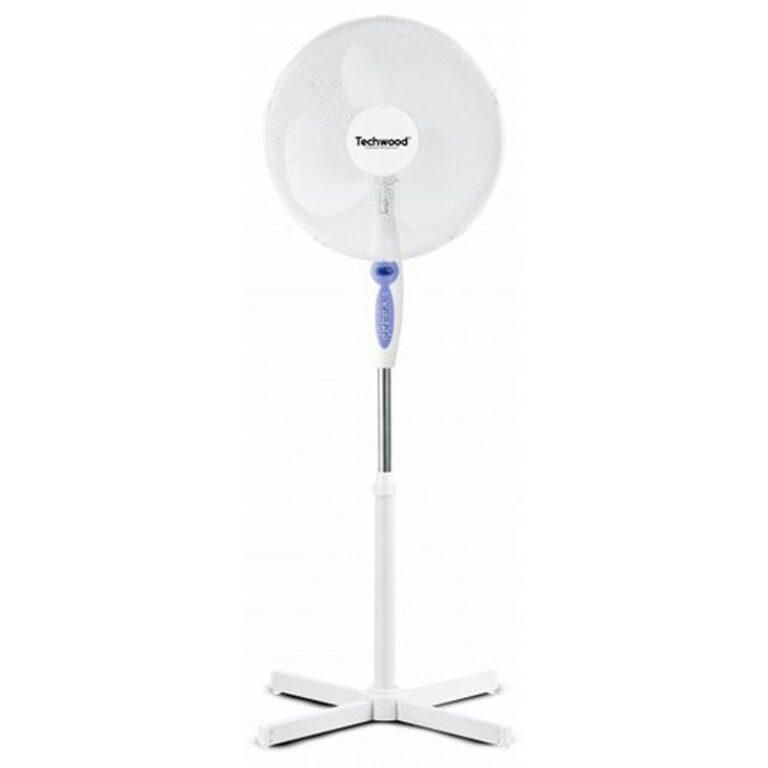 Ventilateur Sur Pied TECHWOOD Blanc TVE-473T