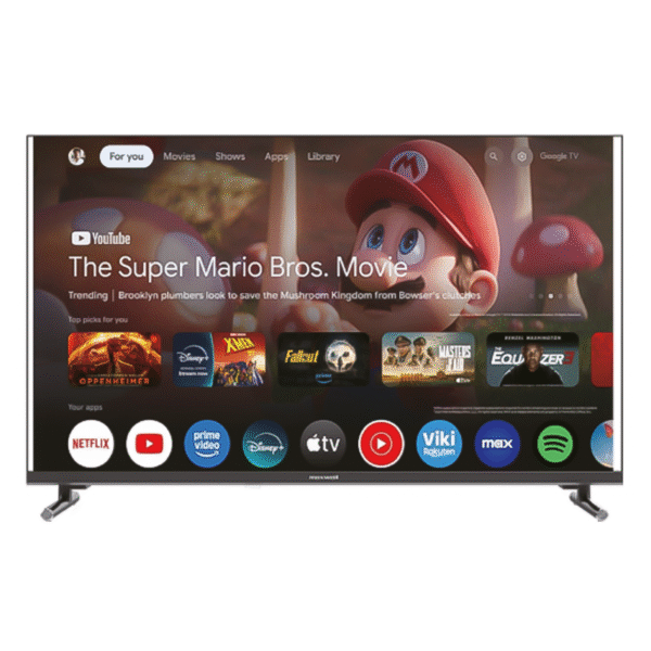 TV MAXWELL 50 Pouces QLED 4K Smart Tv + Récepteur intégré Q50MG60