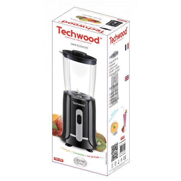 Mini Blender Techwood 300 W 0.5L TBL-206
