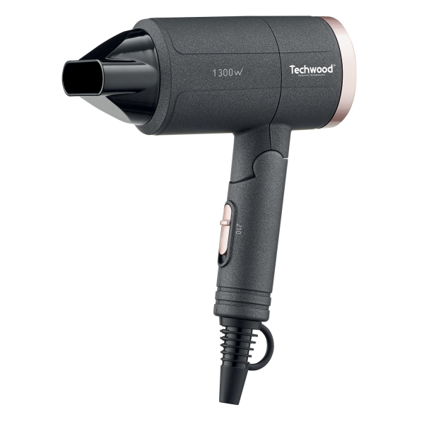 Sèche-Cheveux Techwood 1300W Noir TSC-1296