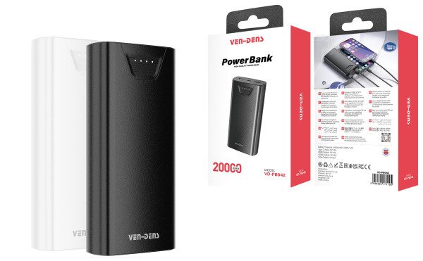 Power Bank VEN-DENS 10 000mAh VD-PB041