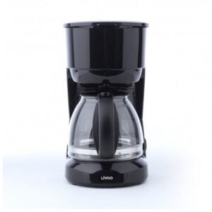 Cafetière électrique LIVOO 600W 6 Tasses Noir DOC183N