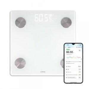 Pèse-Personne Connecté LIVOO Impédancemètre DOM528W