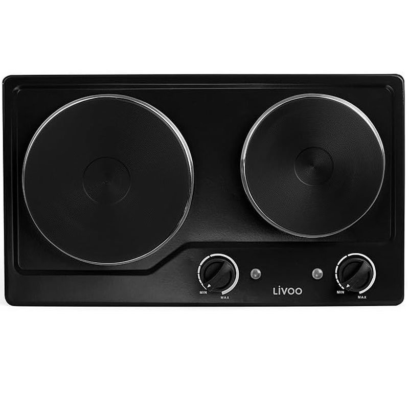 plaque-_lectrique-livoo-doc168n-2500w---noir1 Plaque Encastrable LIVOO 2 Feux 2500W Noir DOC168N