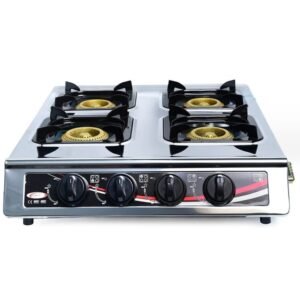 Réchaud Plat à Gaz FLORENCE 4 Feux Inox 7140